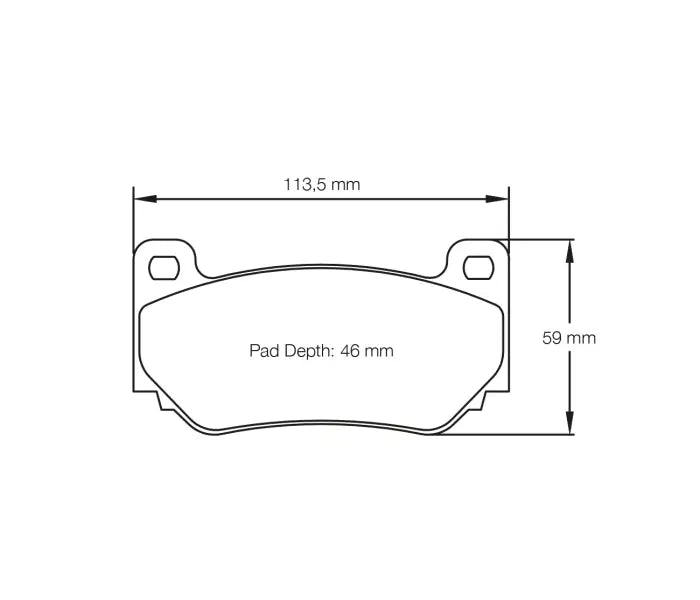 Pagid S4349T2E001 Brake Pad S4349 RST 2E
