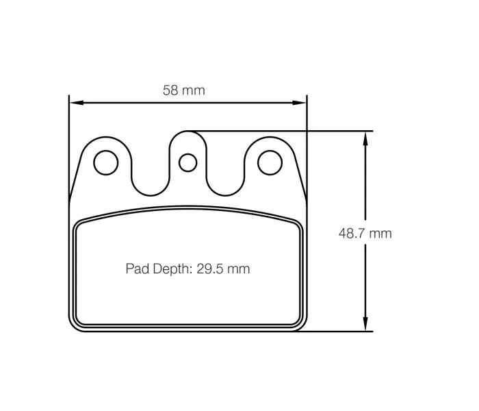 Pagid S5100K01001 Brake Pad S5100 K 1