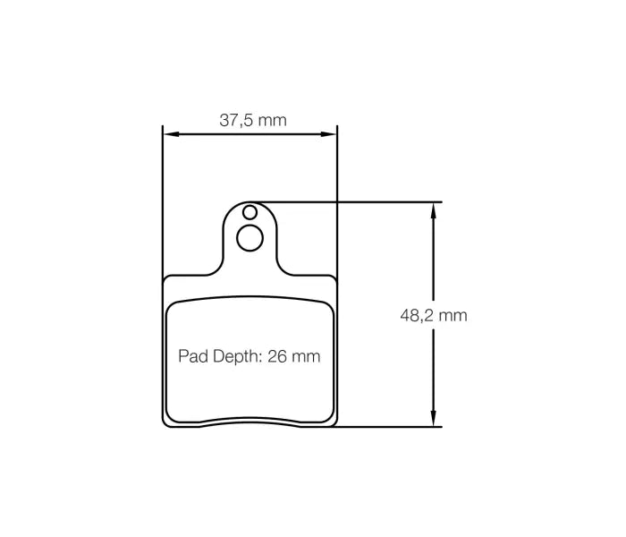 Pagid S5101K01001 Brake Pad S5101 K 1