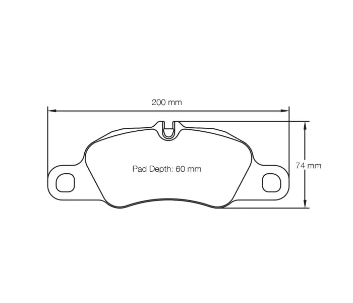 Pagid S8074R29B01 Brake Pad S8074 RSL 29 (bedded)