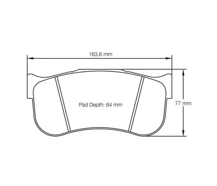 Pagid S8100RSX001 Brake Pad S8100 RSX