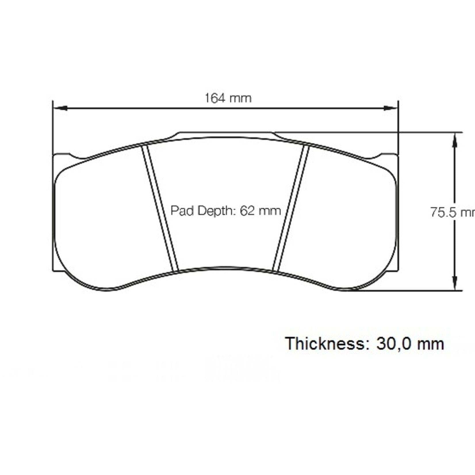 Pagid S2019T05001 Raceblok Set RST5