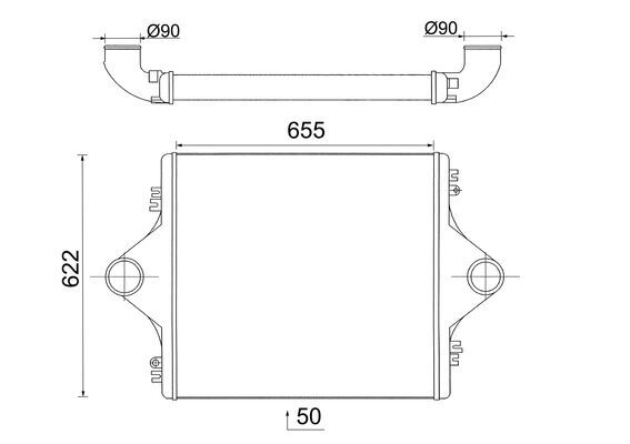 Mahle CI108000S - Charge Air Cooler