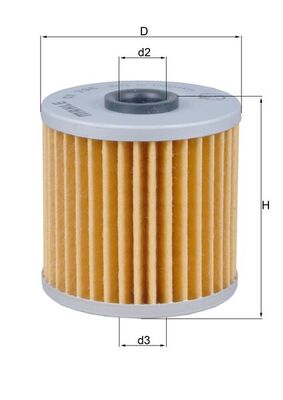 Mahle OX796 - Oil Filter