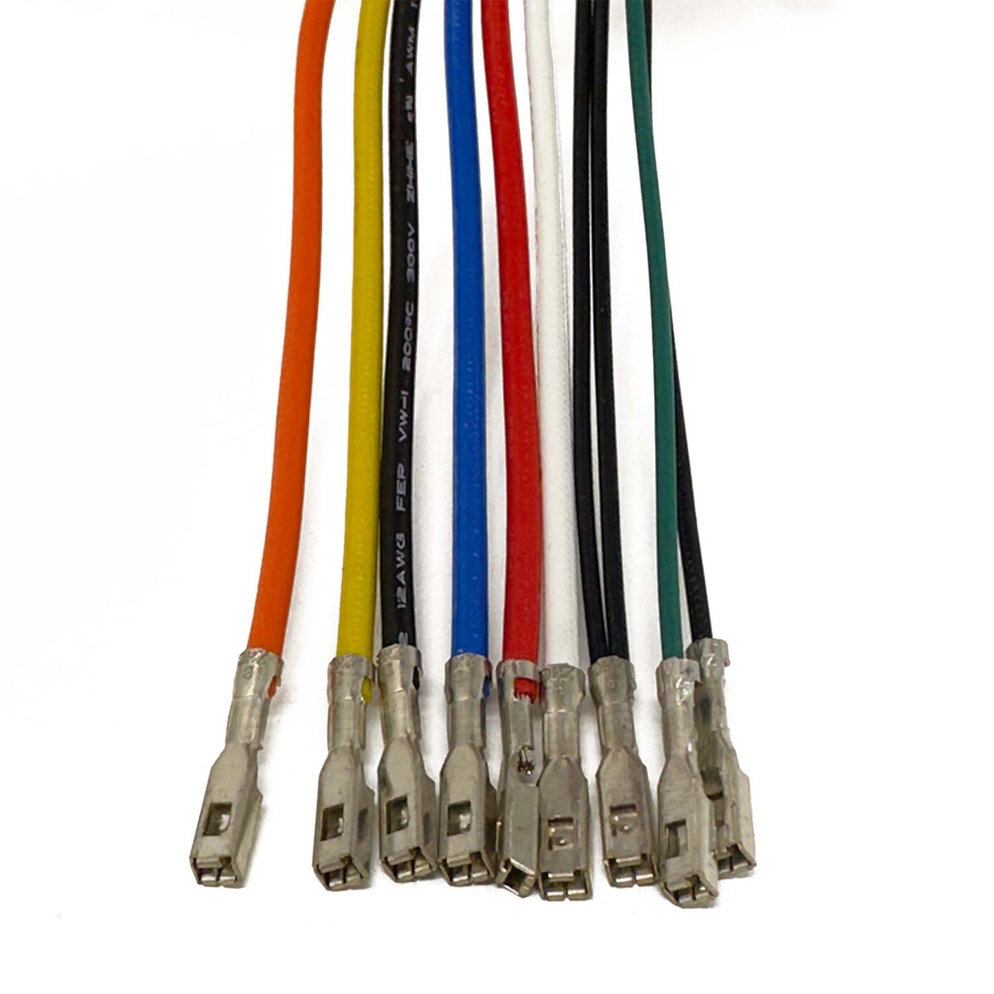 Precision Raceworks Wire with Terminals for 90 Degree 6 Pin Bulkhead