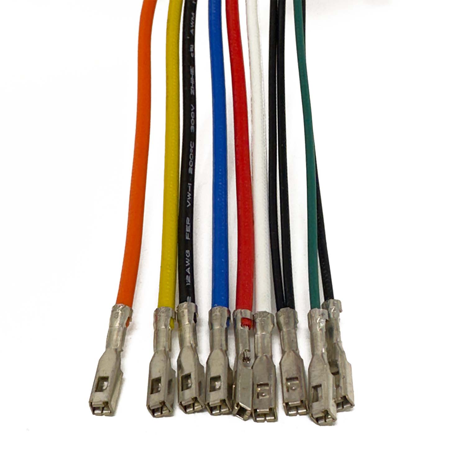 Precision Raceworks Wire with Terminals for 90 Degree 6 Pin Bulkhead