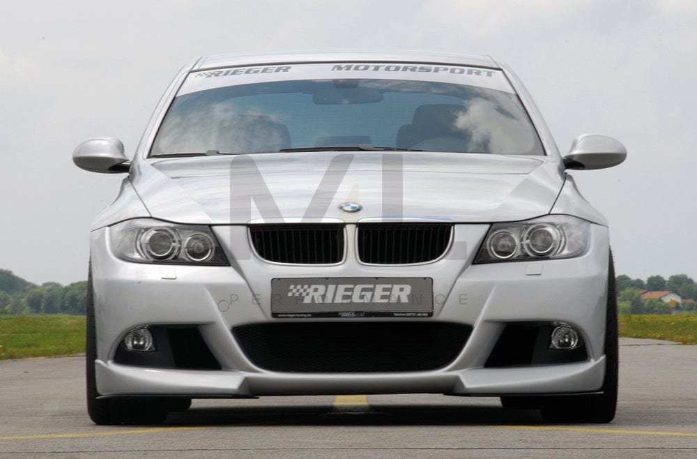 Rieger 00053411 BMW 3 Series E90 E91 Front Bumper 4 | ML Performance EU Car Parts