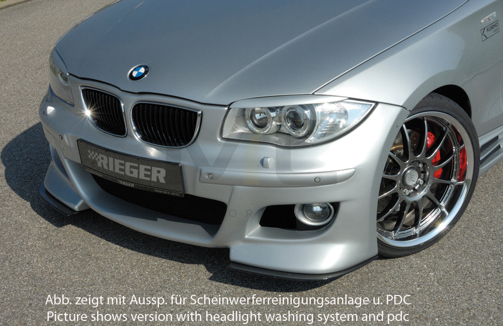 Rieger 00035014 BMW 1 Series E87 Front Bumper 3 | ML Performance EU Car Parts