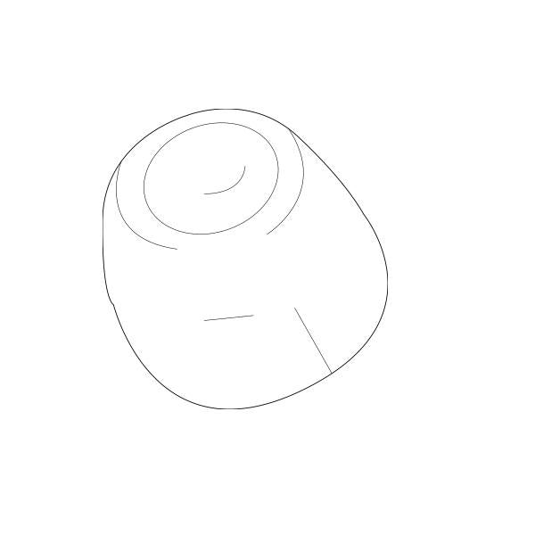 Genuine Lexus 85353-53021 IS Phase 3 O/S Headlamp Washer Jet Cover