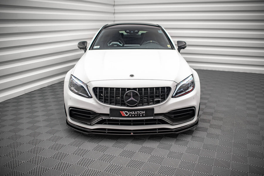 Maxton Design Mercedes Benz C63 AMG Coupe C205 (Facelift) Front Splitter V.1
