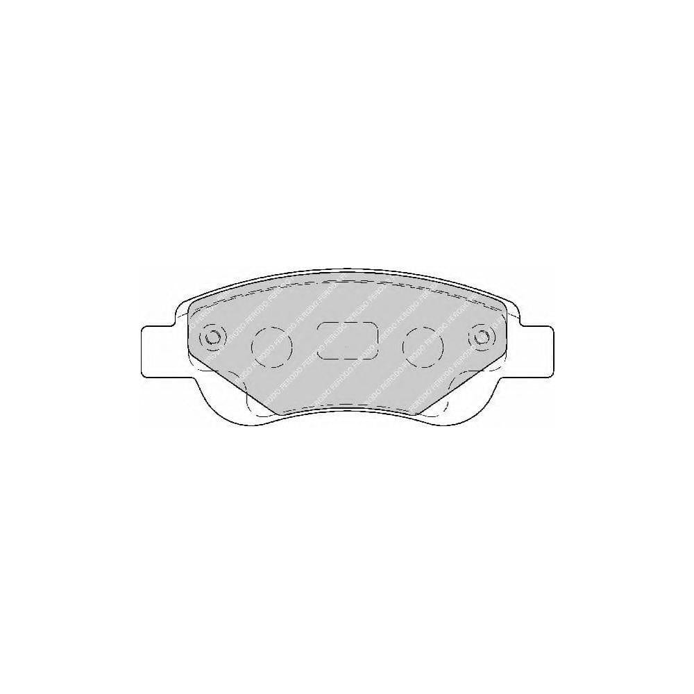 Ferodo Sl Fsl1506 Brake Pad Set With Acoustic Wear Warning | ML Performance Car Parts