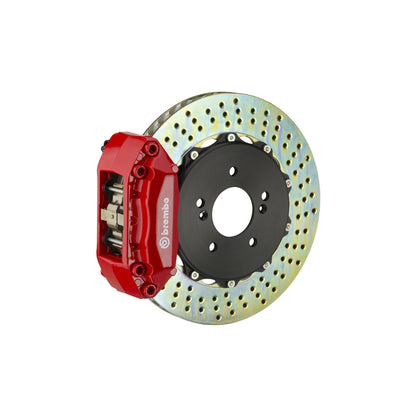 Brembo 1Q1.9615A Mercedes-Benz W463 Front GT 8-Pistons Drilled 2-piece Big Brake Kit 412x38mm