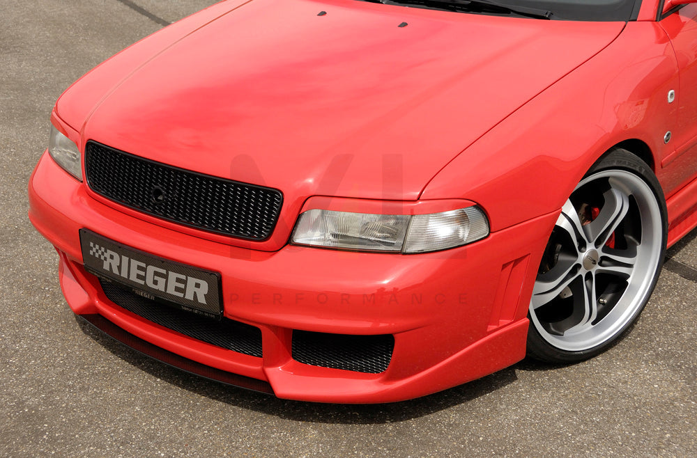 Rieger 00055070 Audi B5 A4 Front Bumper - RS4-Look 4 | ML Performance EU Car Parts