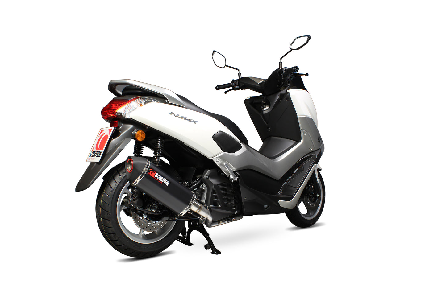 Scorpion RYA104BCER Yamaha N-Max 125 Serket Parallel Full System - Black Ceramic Coated Sleeve | ML Performance EU EU
