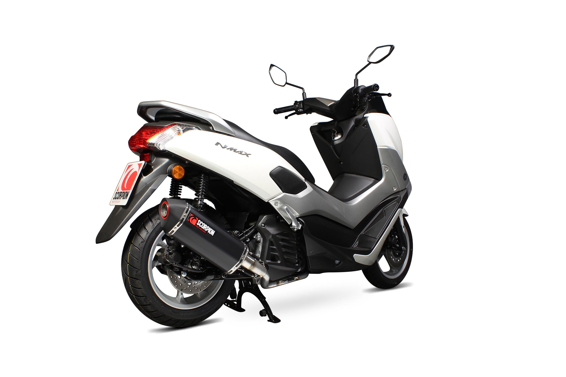 Scorpion RYA104BCER Yamaha N-Max 125 Serket Parallel Full System - Black Ceramic Coated Sleeve | ML Performance EU EU