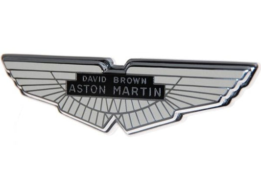 Aston Martin 030-004-0035S David Brown Bonnet & Boot Badge (Silver) | ML Performance EU Car Parts