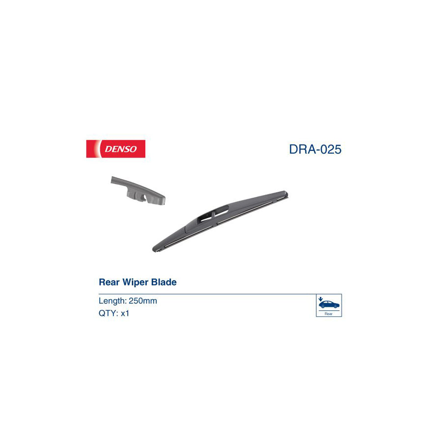 Denso Rear Dra-025 Wiper Blade | ML Performance EU Car Parts