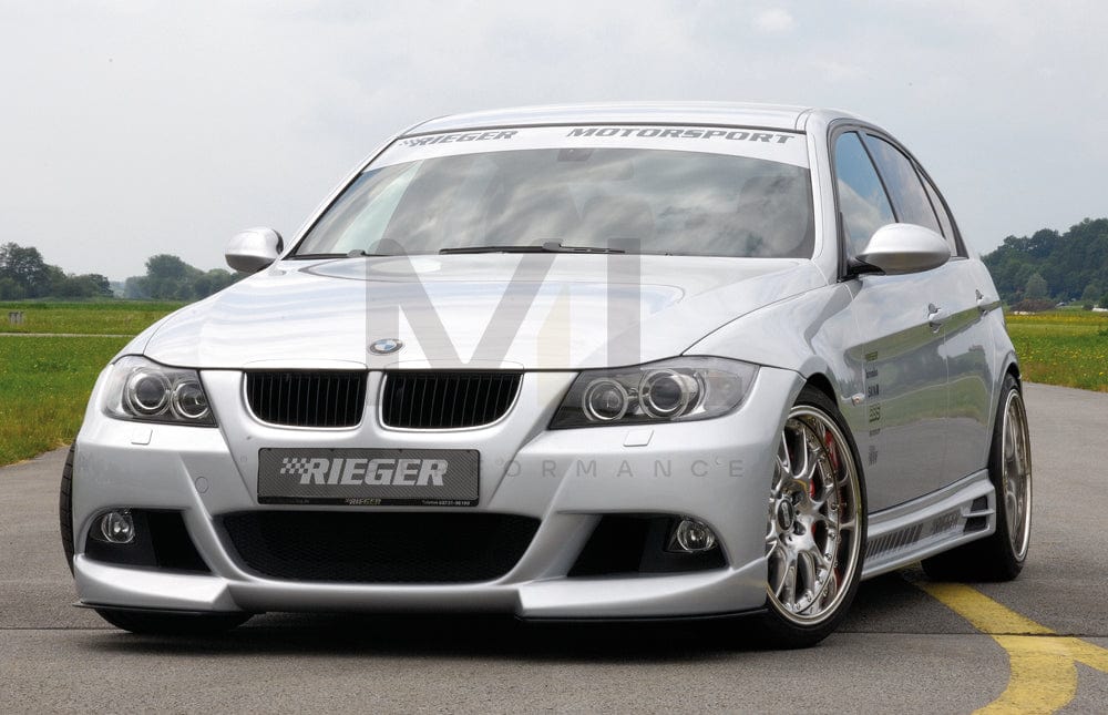 Rieger 00053412 BMW 3 Series E90 E91 Front Bumper 6 | ML Performance EU Car Parts