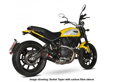 Scorpion RDI62TEO Ducati Scrambler 800 Serket Taper Slip-On - Titanium Sleeve | ML Performance EU EU