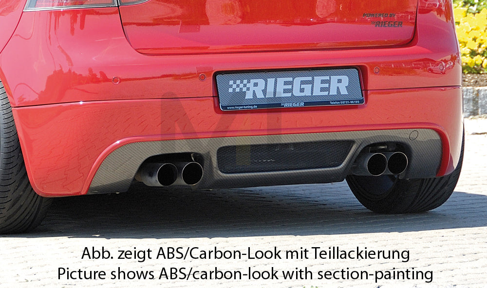 Rieger 00099728 VW Mk5 Golf Rear Diffuser 1 | ML Performance EU Car Parts