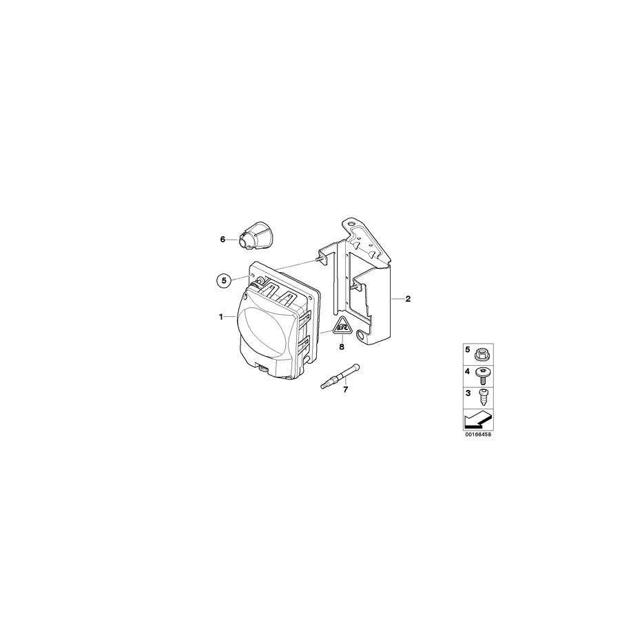 Genuine BMW 66316762289 E60 E61 Adjustment Equipment (Inc. 545i, 530xd & 530xi) | ML Performance EU Car Parts
