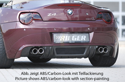 Rieger 00050511 BMW Z4 E85 Rear Diffuser 1 | ML Performance EU Car Parts