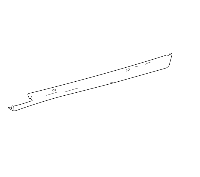 Genuine Lexus 75852-53904 IS Phase 3 N/S Sill Cover