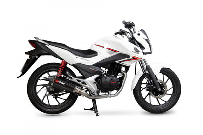 Scorpion RHA182SYSCEO Honda CB125 F Serket Taper Full System - Carbon Fibre Sleeve | ML Performance EU EU