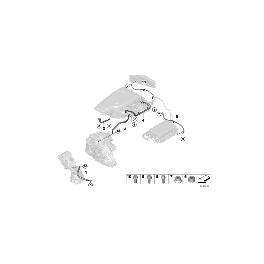 Genuine BMW 12428614214 F15 Ground Cable (Inc. X5 40eX) | ML Performance EU