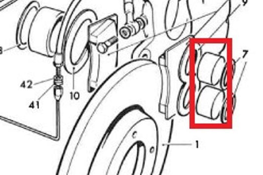 Aston Martin 048-028-0782 Front Brake Caliper Piston Small | ML Performance EU Car Parts