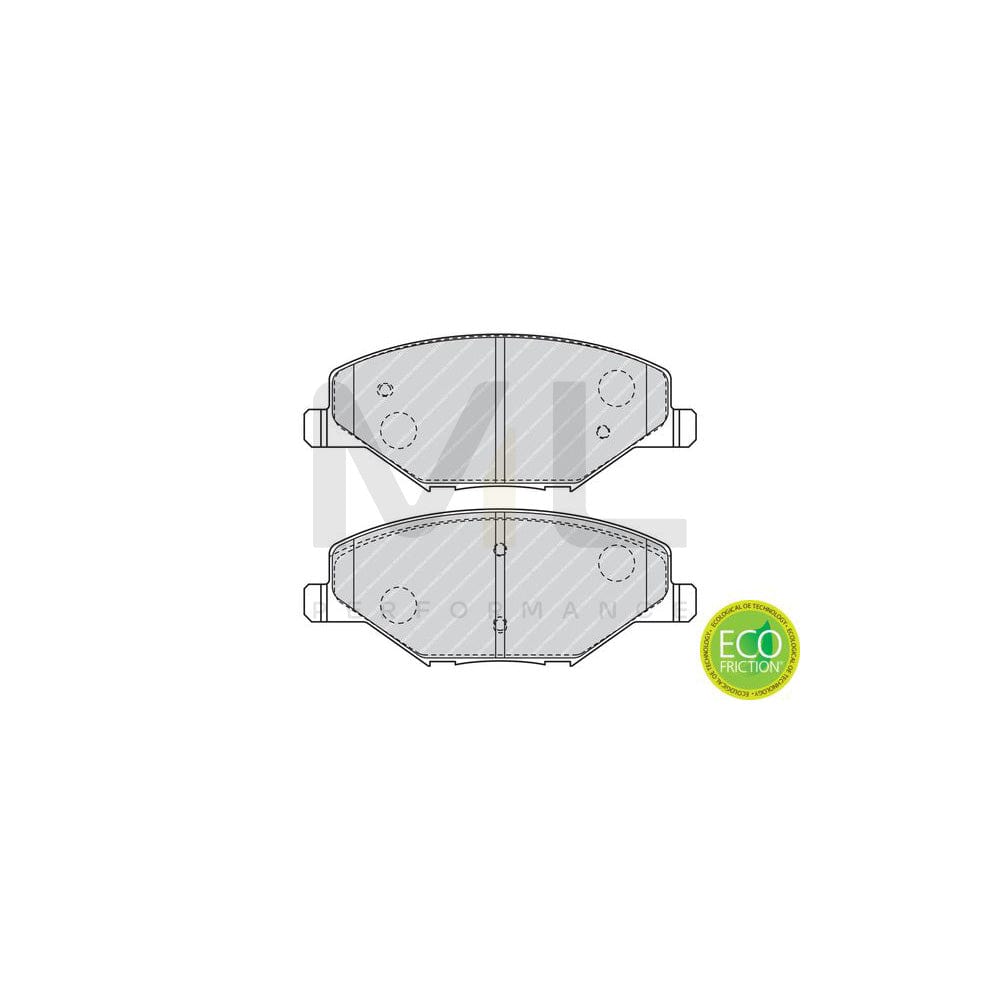 Ferodo Premier Eco Friction Fdb4945 Brake Pad Set Prepared For Wear Indicator, With Accessories | ML Performance Car Parts