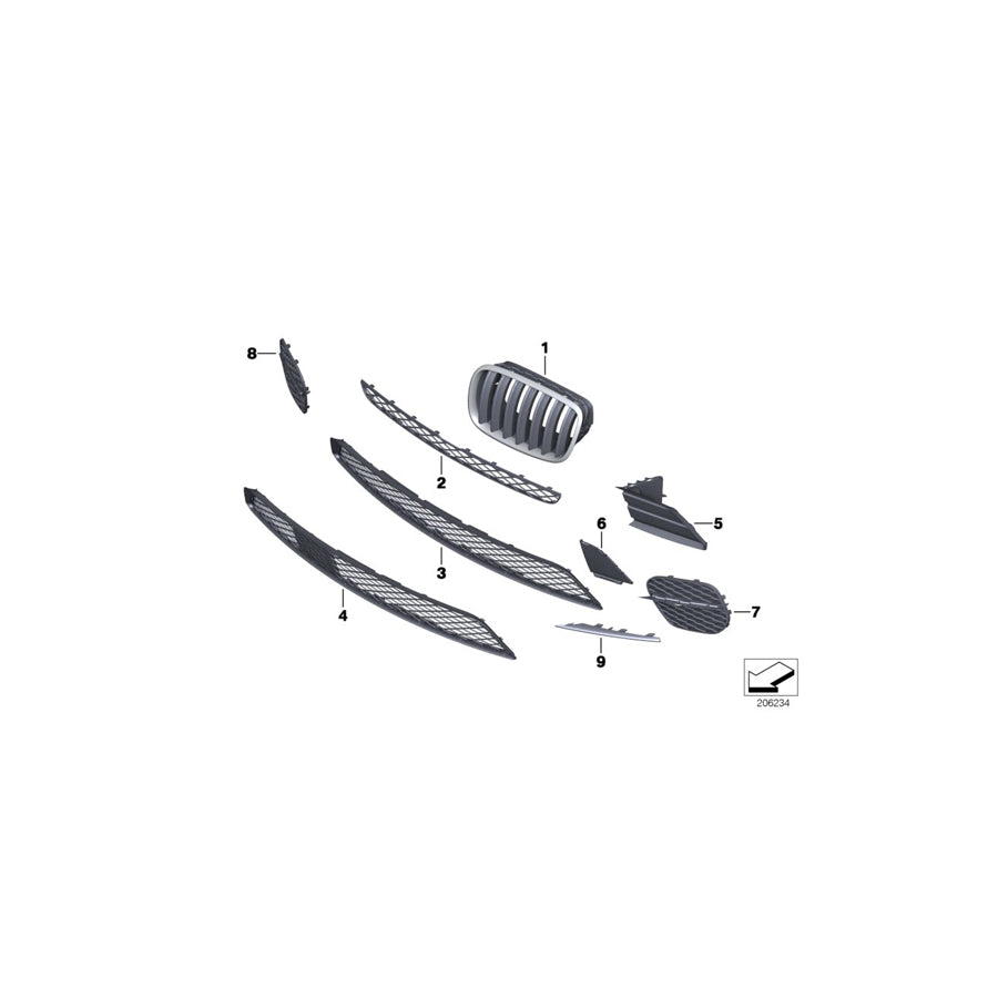 Genuine BMW 51747222876 E70 Cover, Brake Duct, Right (Inc. X5 30dX & X5 M50dX) | ML Performance EU Car Parts