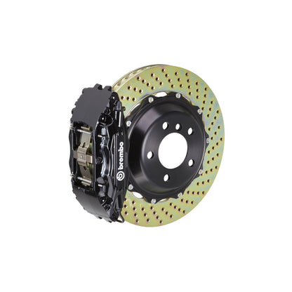 Brembo 1B1.8043A VW R32 Front GT 4-Pistons Drilled 2-piece Big Brake Kit 355x32mm