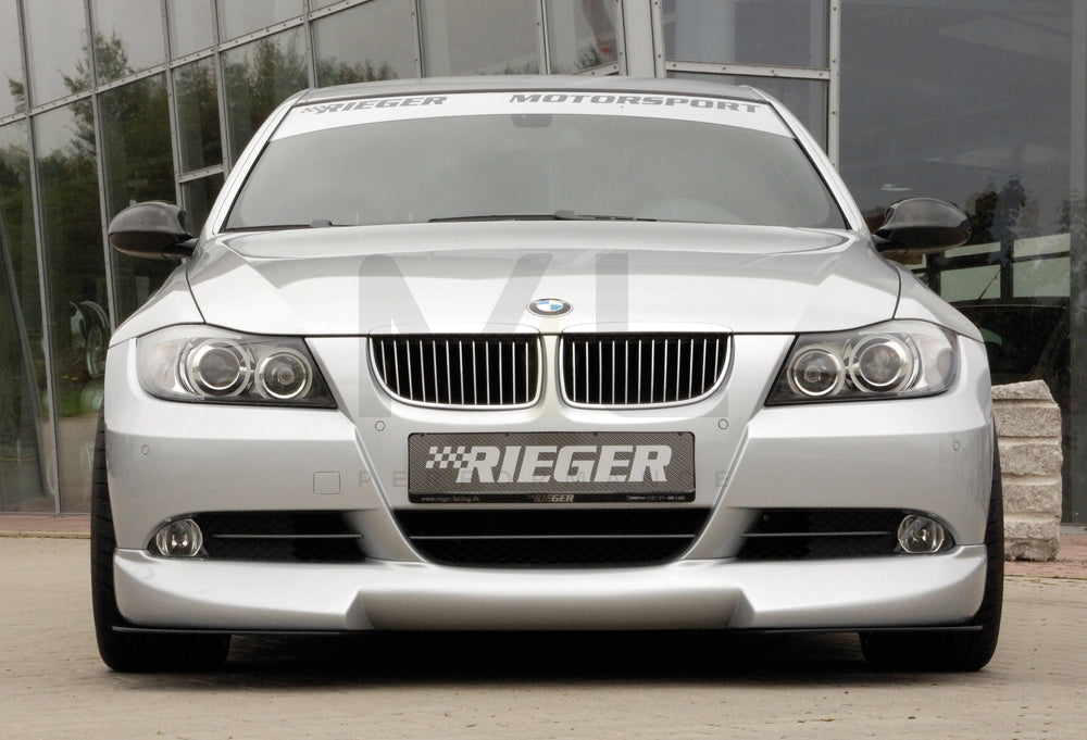 Rieger 00053400 BMW 3 Series E90 E91 Front Splitter 4 | ML Performance EU Car Parts