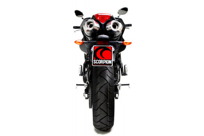 Scorpion EYA70CEO Yamaha Factory Oval Slip-On (Pair) - Carbon Fibre Sleeve (FZS / FZS600 Fazer) | ML Performance EU EU