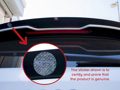 Maxton Design Saab 9-3 Turbo X (2007-2011) Spoiler Cap