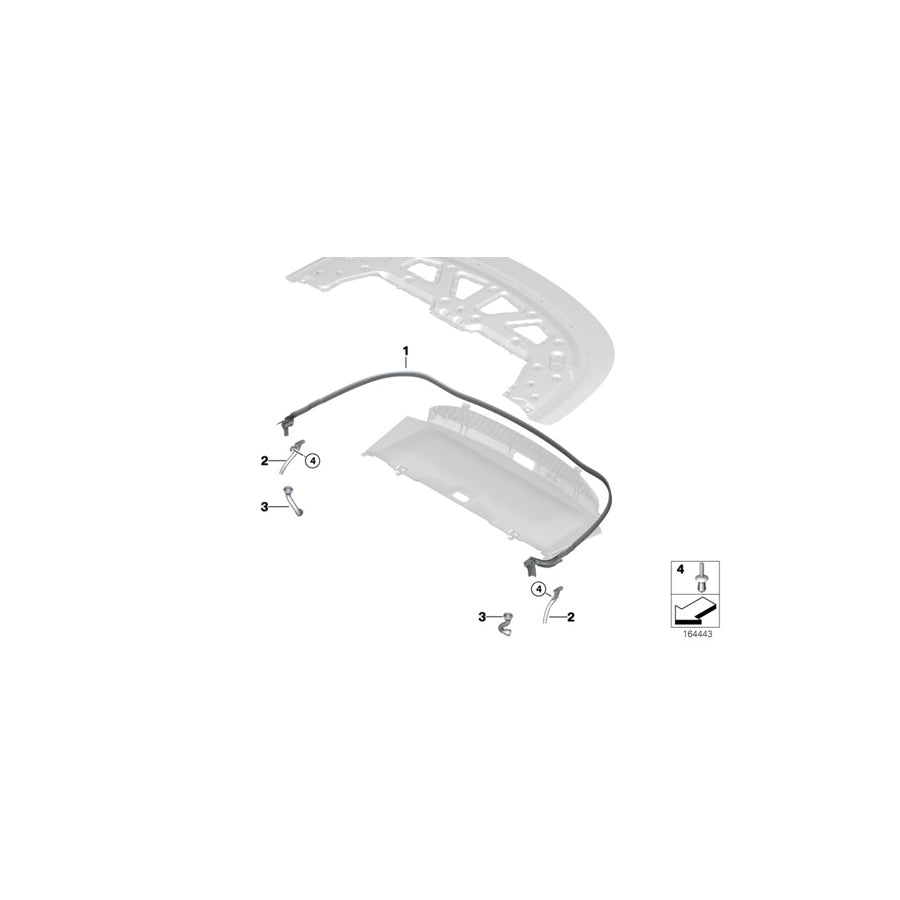 Genuine BMW 54347178291 E88 Water Drain, Left (Inc. 118d, 120i & 135i) | ML Performance EU Car Parts