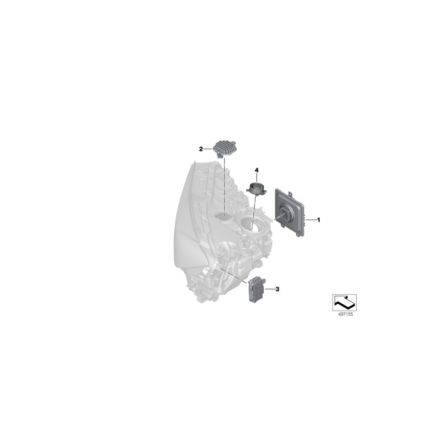 Genuine BMW 63119498407 G11 G12 Led Module, Daytime Running Lights, Left (Inc. 750iX, 730LdX & 740Li) | ML Performance EU