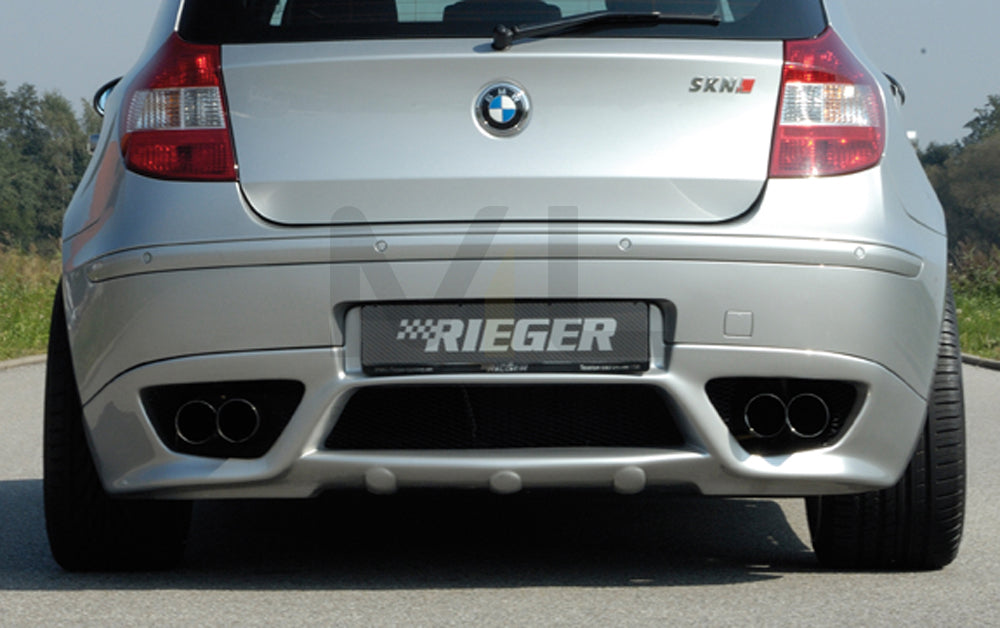 Rieger 00035019 BMW 1 Series E87 Rear Diffuser 1 | ML Performance EU Car Parts