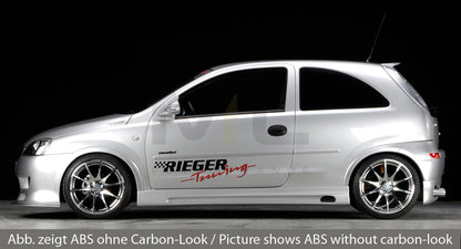Rieger 00099312 Opel Corsa C Side Skirt 2 | ML Performance EU Car Parts