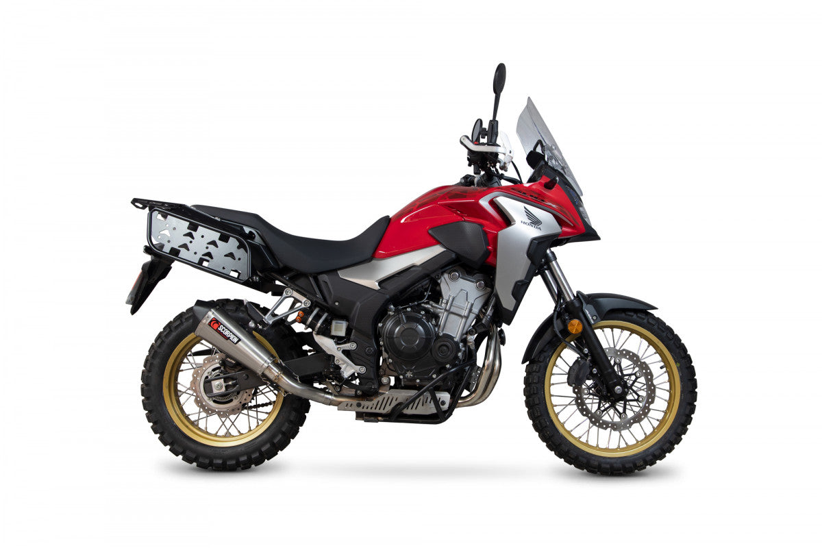 Scorpion RHA189SEO Honda CB500 X Serket Taper Slip-On - Brushed Stainless Steel Sleeve | ML Performance EU EU