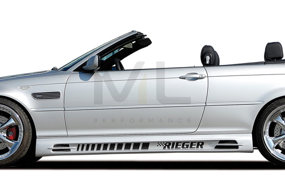 Rieger 00050206 BMW 3 Series E46 Side Skirt (Inc. M3) 1 | ML Performance EU Car Parts