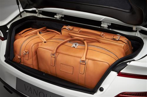 Aston Martin 706165 4 Piece Luggage Set Black Fabric | ML Performance EU Car Parts