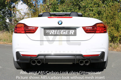 Rieger 00053489 BMW 4 Series F32 F33 F36 Rear Diffuser 8 | ML Performance EU Car Parts