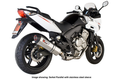 Scorpion RHA100TEO Honda CBF600 Serket Parallel Slip-On - Titanium Sleeve | ML Performance EU EU