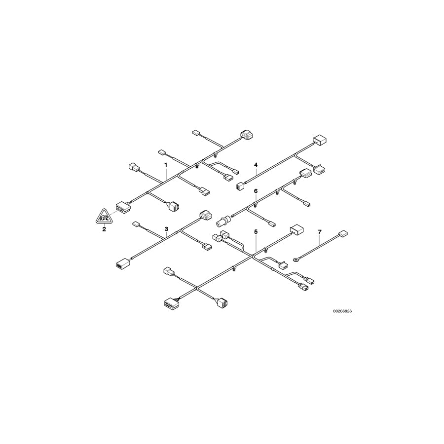 Genuine BMW 61129123798 E93 Wiring Set Seat, Passenger'S Side (Inc. 325i, 328i & 335i) | ML Performance EU Car Parts