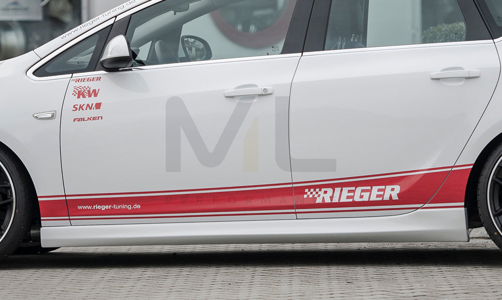 Rieger 00051328 Opel Astra J Side Skirt 1 | ML Performance EU Car Parts