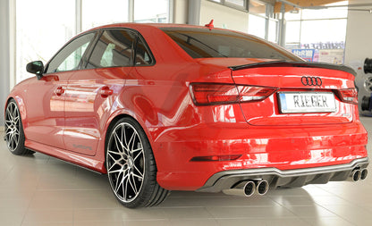 Rieger 00099616 Audi 8V A3 Rear Diffuser 4 | ML Performance EU Car Parts