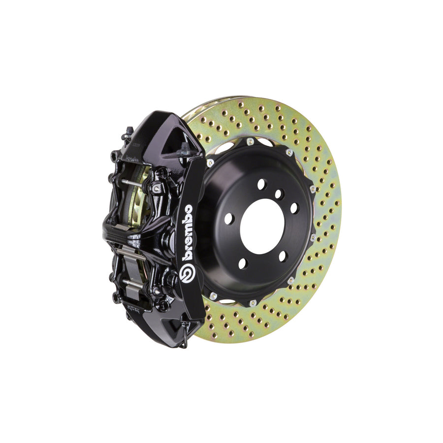 Brembo 1M1.8038A VW R32 Front GT 6-Pistons Drilled 2-piece Big Brake Kit 355x32mm