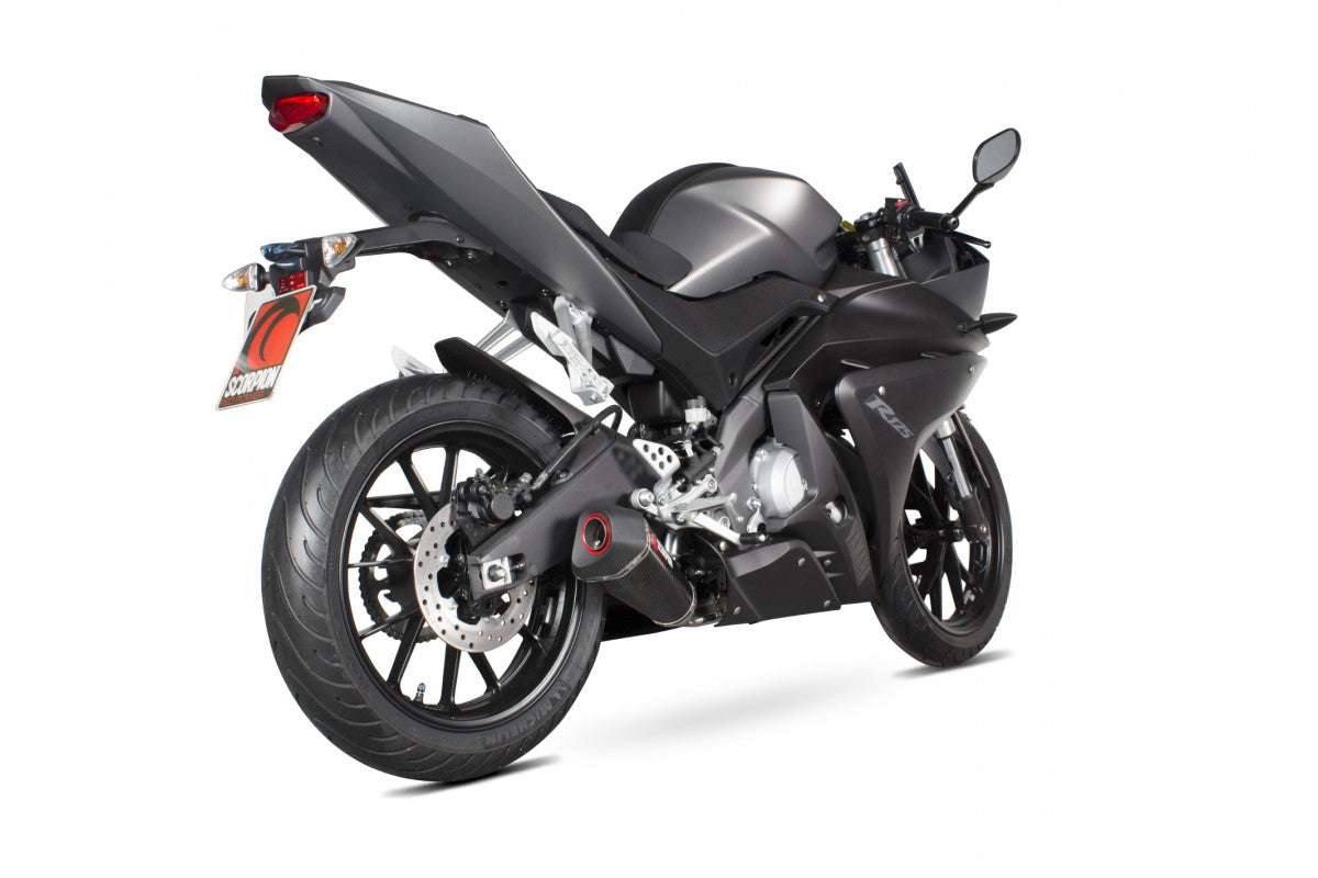 Scorpion RYA95SYSCEO Yamaha YZF-R125 Serket Taper Full System - Carbon Fibre Sleeve | ML Performance EU EU